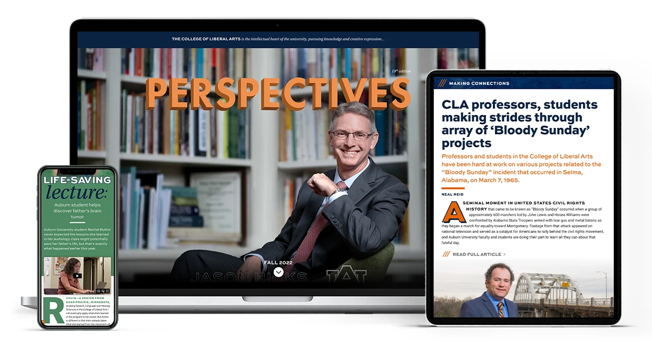 Auburn University College of Liberal Arts Perspectives Magazine
