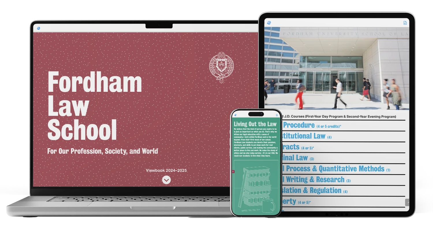Fordham Law School Viewbook